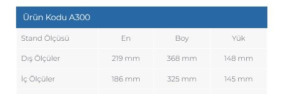 Avadanlık Kutusu A-300 Gri 219x368x148mm küçük görsel