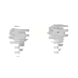 Newarc Energy Lavabo 3801 50X60 + Yarım Ayak 3812 görseli