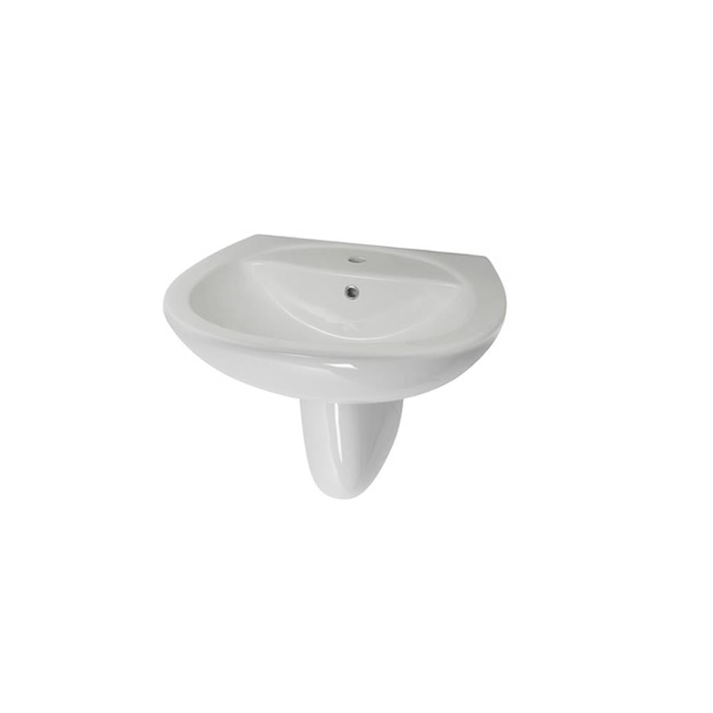 Newarc Energy Lavabo 3801 50X60 + Yarım Ayak 3812 küçük görsel