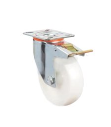 Servis Tekeri Döner Frenli Polyamid 200x50 mm küçük görsel