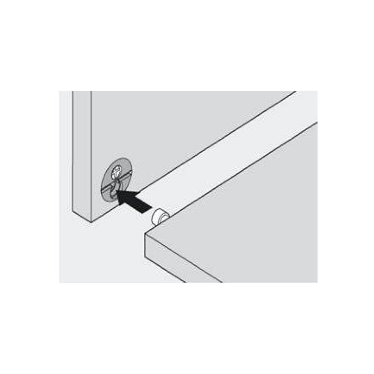 Metali Modül Bağlantı Vidası Beyaz 4'Lü 9006 küçük görsel
