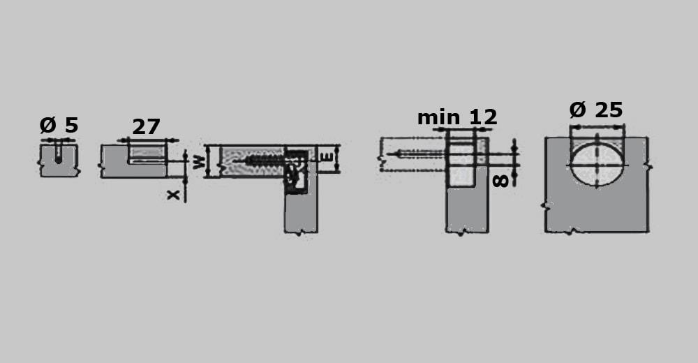Metali Modül Bağlantı Vidası Beyaz 4'Lü 9006 küçük görsel