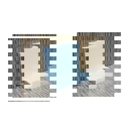 Metali Büyük Dolap Askı Elemanı Beyaz 1009 görseli