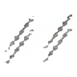 Canex Teleskopik Bilyalı Ray 35mm x 50cm küçük görsel