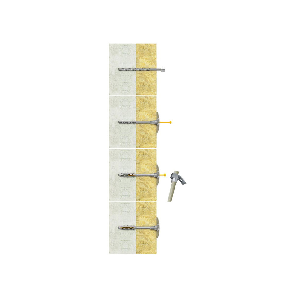 Master Strafor Mantolama Dübeli Kırmızı 10 Cm 500'Lü Paket küçük görsel