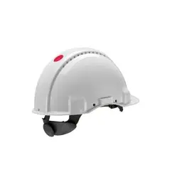 3M G3000 Havalandırmalı Vidalı Beyaz Baret görseli