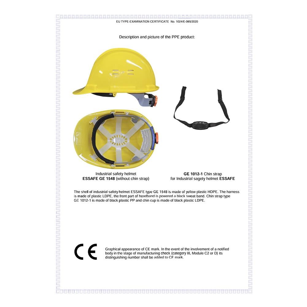 Essafe Ge 1537 Ayarlı Baret Beyaz küçük görsel