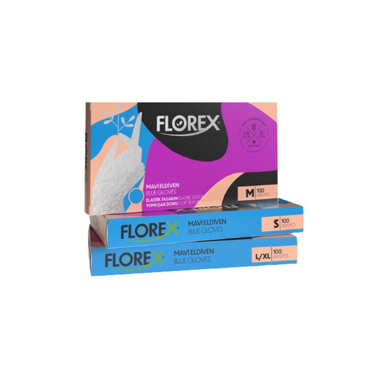 Florex Eldiven Krem 100'lü Paket küçük görsel