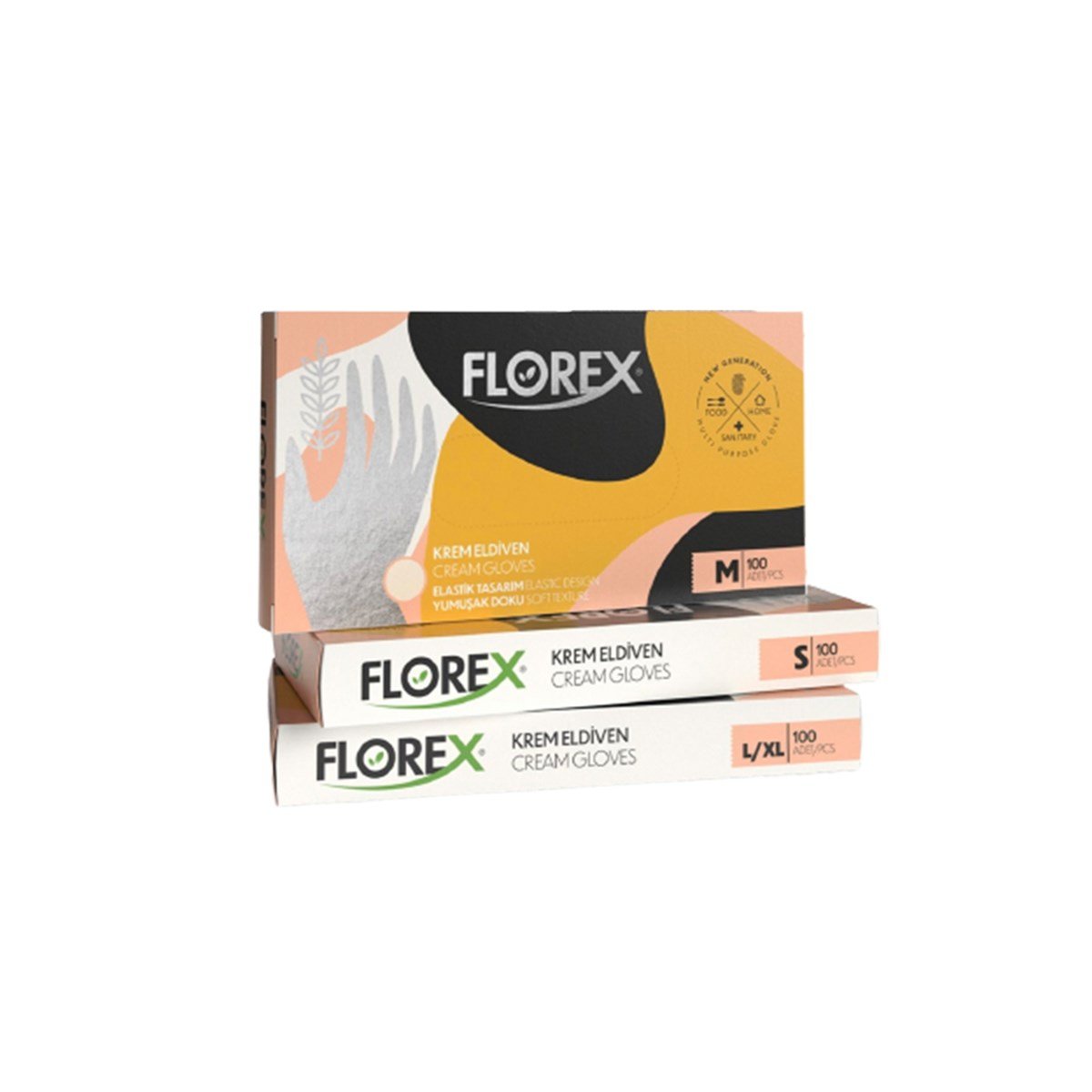 Florex Eldiven Krem 100'lü Paket küçük görsel