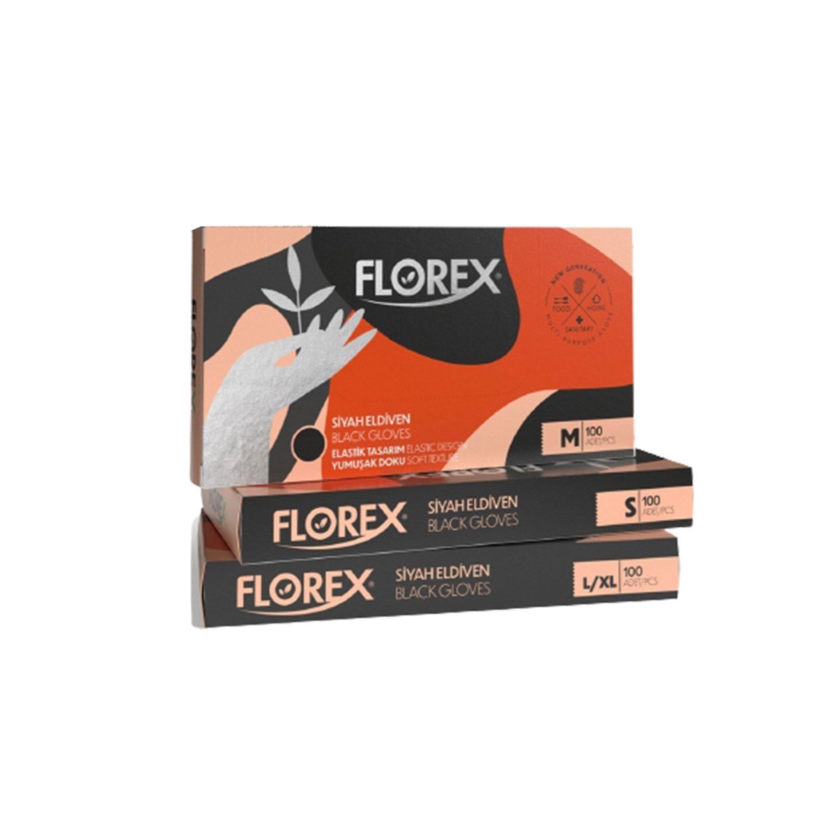 Florex Eldiven Şeffaf 100'lü Paket küçük görsel