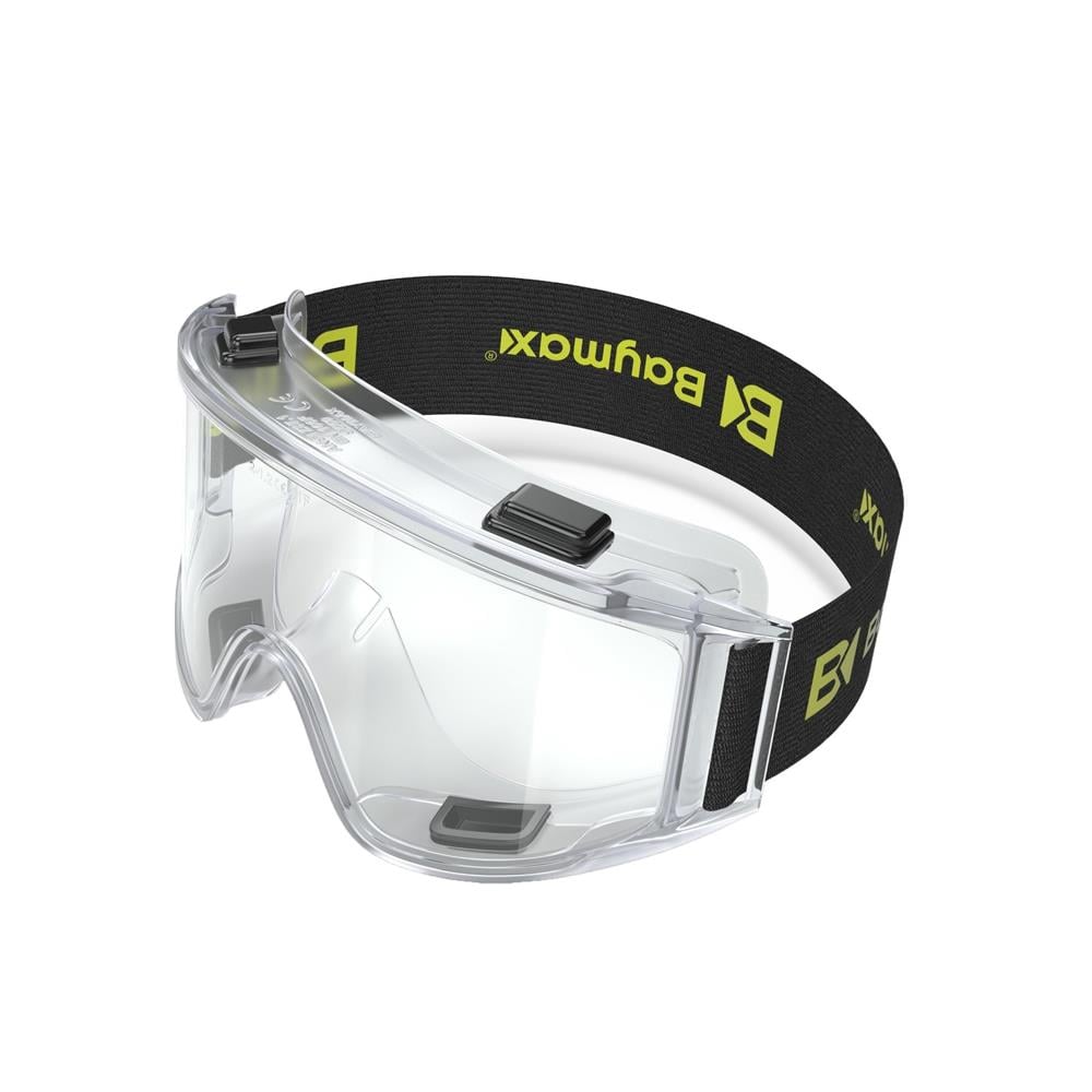 Baymax S-550 Grand Ayarlı Koruyucu Gözlük Siyah Çerçeve Şeffaf Cam küçük görsel