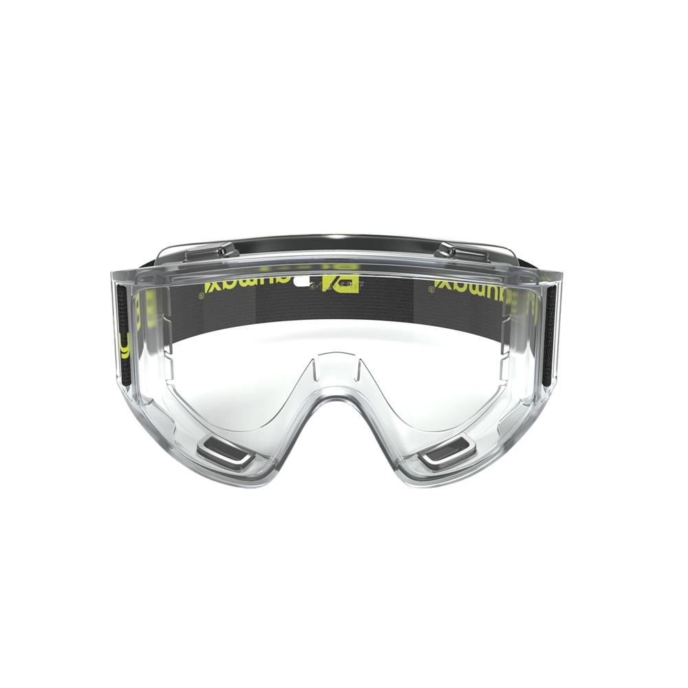 Baymax S-550 Grand Ayarlı Koruyucu Gözlük Siyah Çerçeve Şeffaf Cam küçük görsel