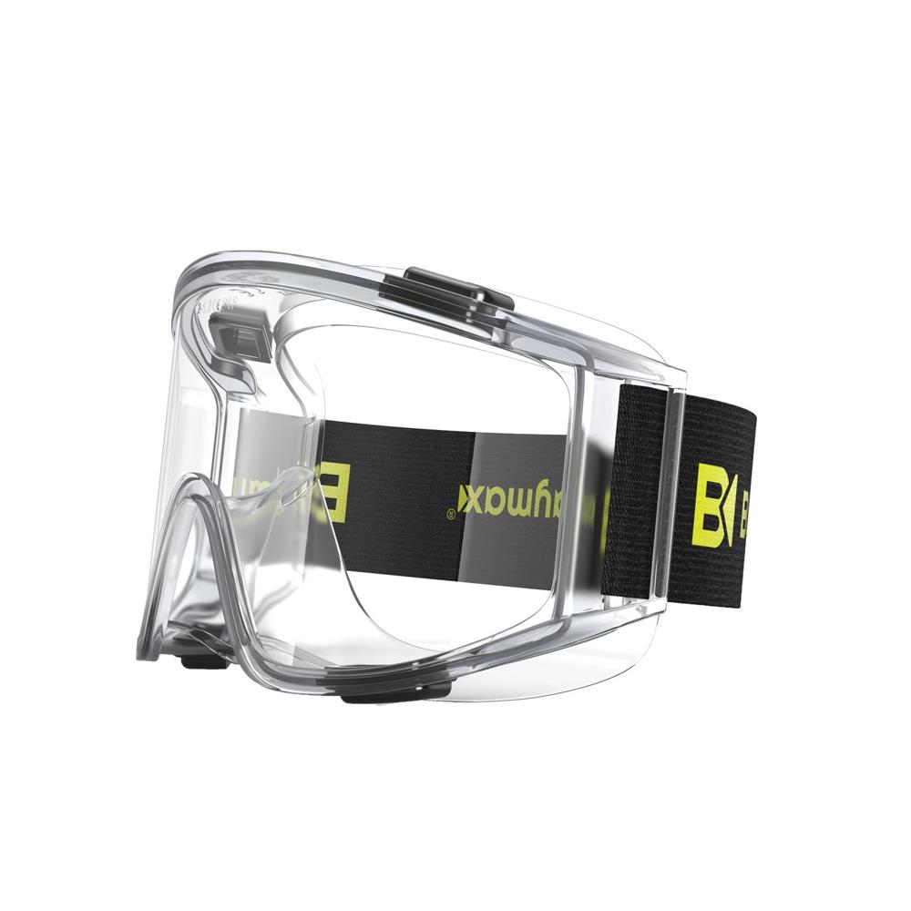 Baymax S-550 Grand Ayarlı Koruyucu Gözlük Siyah Çerçeve Şeffaf Cam küçük görsel