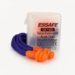 Essafe Ge1425 Çam Tipi Kordonlu Kulak Tıkacı görseli