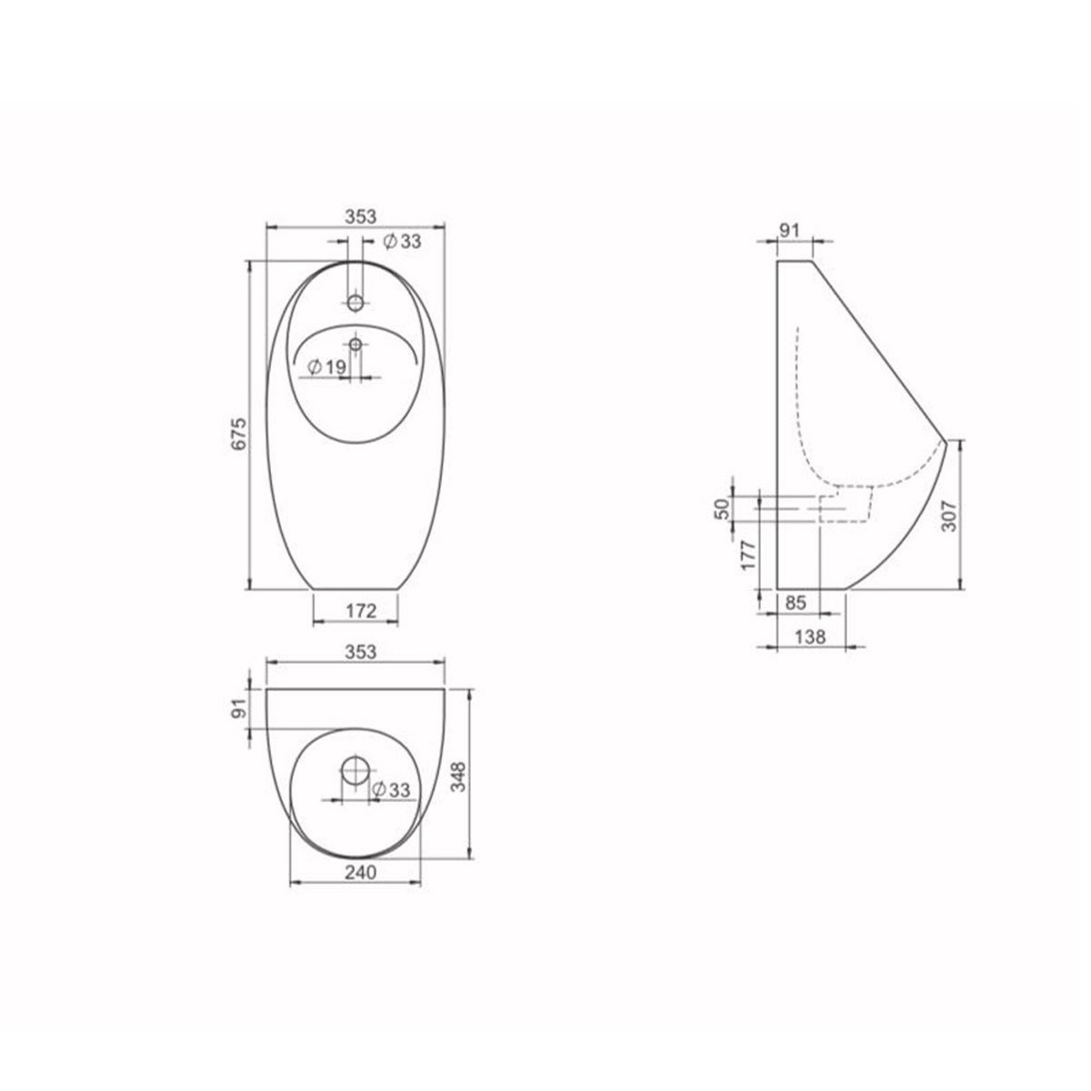 Turkuaz Cerastyle Aqua Fotoselli Pisuvar 014800 küçük görsel