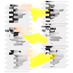 LatekStil Ayakkabı Koruyucu Kılıfı Yüksek Kaliteli Su Geçirmez ve Dayanıklı Siyah L Beden (40-46) görseli