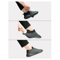 LatekStil Ayakkabı Koruyucu Kılıfı Yüksek Kaliteli Su Geçirmez ve Dayanıklı Siyah L Beden (40-46) küçük görsel