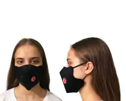 Siyah Maske Logolu (Yıkanabilir) görseli