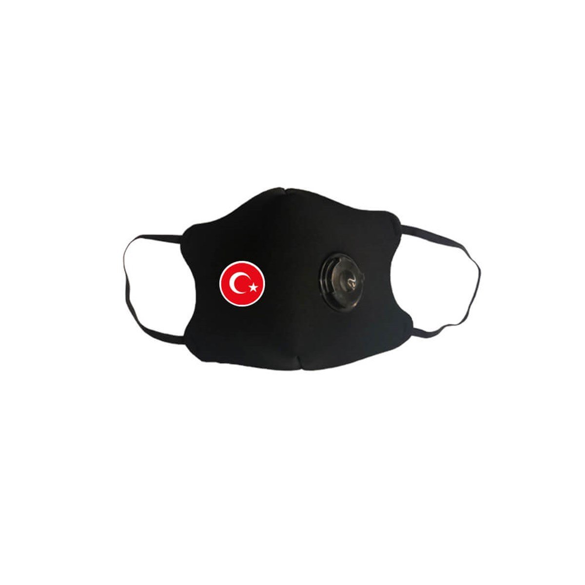 Siyah Maske Logolu (Yıkanabilir) küçük görsel