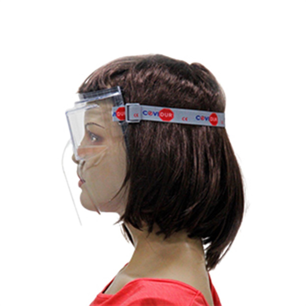 Covidur Antivirüs Yüz Koruma Siperi (Gözlük Uyumlu) küçük görsel