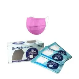 Semask Full Ultrasonic Meltblownlu Telli Cerrahi Yüz Maskesi Tekli Paketli - 25 Adet Sarı görseli