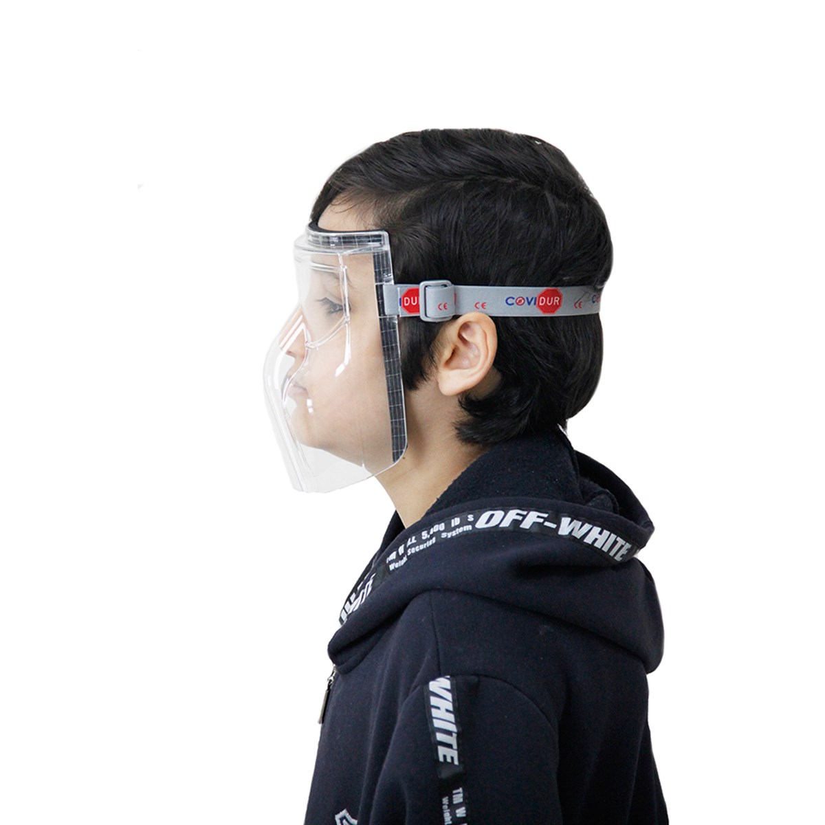 COVIDUR Tek Parça Antivirüs Yüz Koruma Maskesi küçük görsel