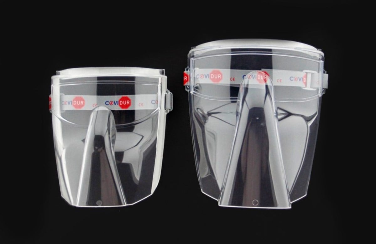 COVIDUR Tek Parça Antivirüs Yüz Koruma Maskesi küçük görsel