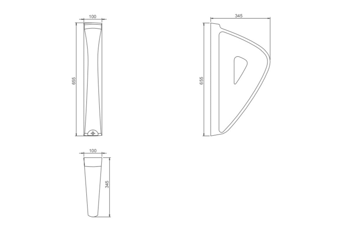 Turkuaz City Pisuvar Ara Bölme 005900 küçük görsel