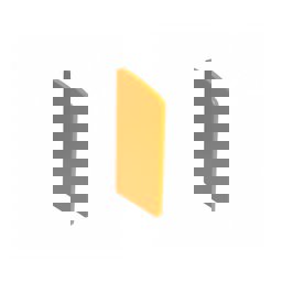 Newarc Life Pisuvar Ara Bölme Parlak Turuncu 54,5X32 5872.O görseli