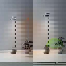 Forlife Göksu Dekoratif Şarjlı Led Masa Lambası Rose Gold FL-8065 görseli