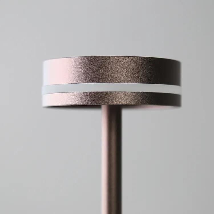 Forlife Göksu Dekoratif Şarjlı Led Masa Lambası Rose Gold FL-8065 küçük görsel