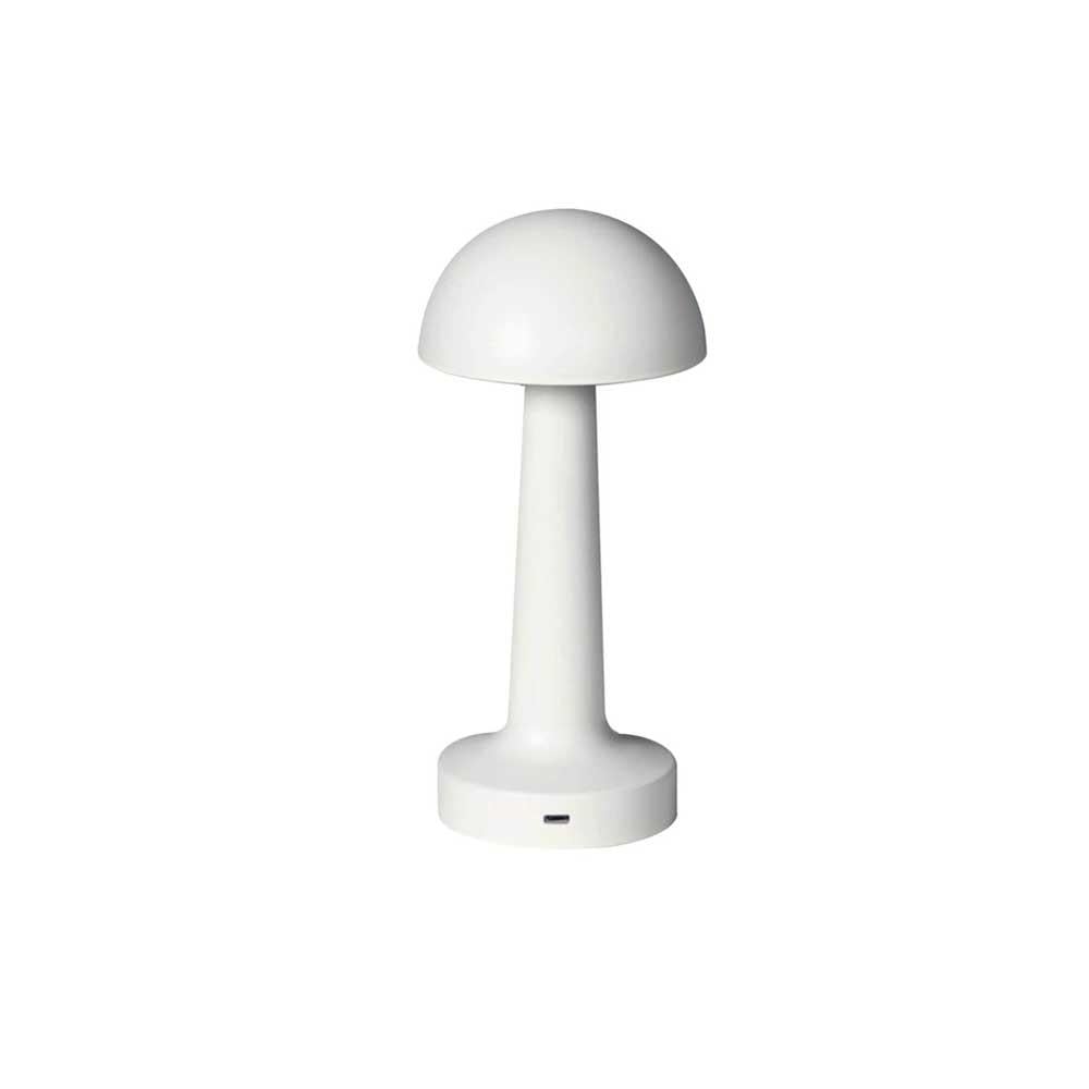 Forlife Porcini Dekoratif Şarjlı Masa Lambası Krem Fl-8086 küçük görsel