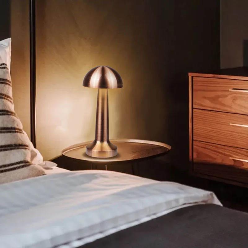 Forlife Porcini Dekoratif Şarjlı Masa Lambası Krem Fl-8086 küçük görsel