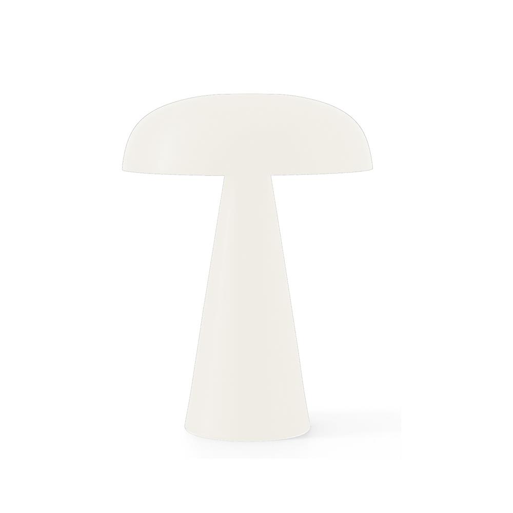 Forlife Porcini Dekoratif Şarjlı Masa Lambası Krem Fl-8086 küçük görsel