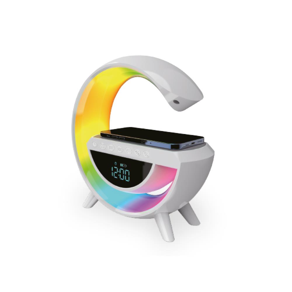 Forlife Fl-8093 Kablosuz Şarj Özellikli Bluetooth Hoparlörlü Masa Lambası küçük görsel