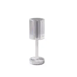 Forlife Kristal Şarjlı Led Masa Lambası ve Abajur Fl-8074 görseli