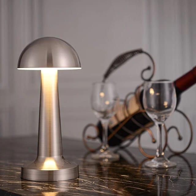 Forlife Dekoratif Şarjlı Led Masa Lambası Gold FL-8055 küçük görsel