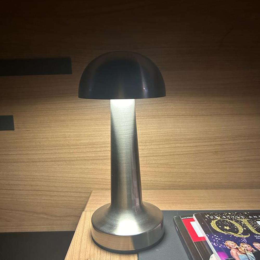 Forlife Dekoratif Şarjlı Led Masa Lambası Gold FL-8055 küçük görsel