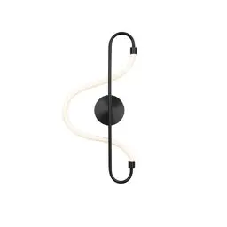 Forlife Duvar Apliği Neon Led Siyah Amber Fl-4503 Bd görseli