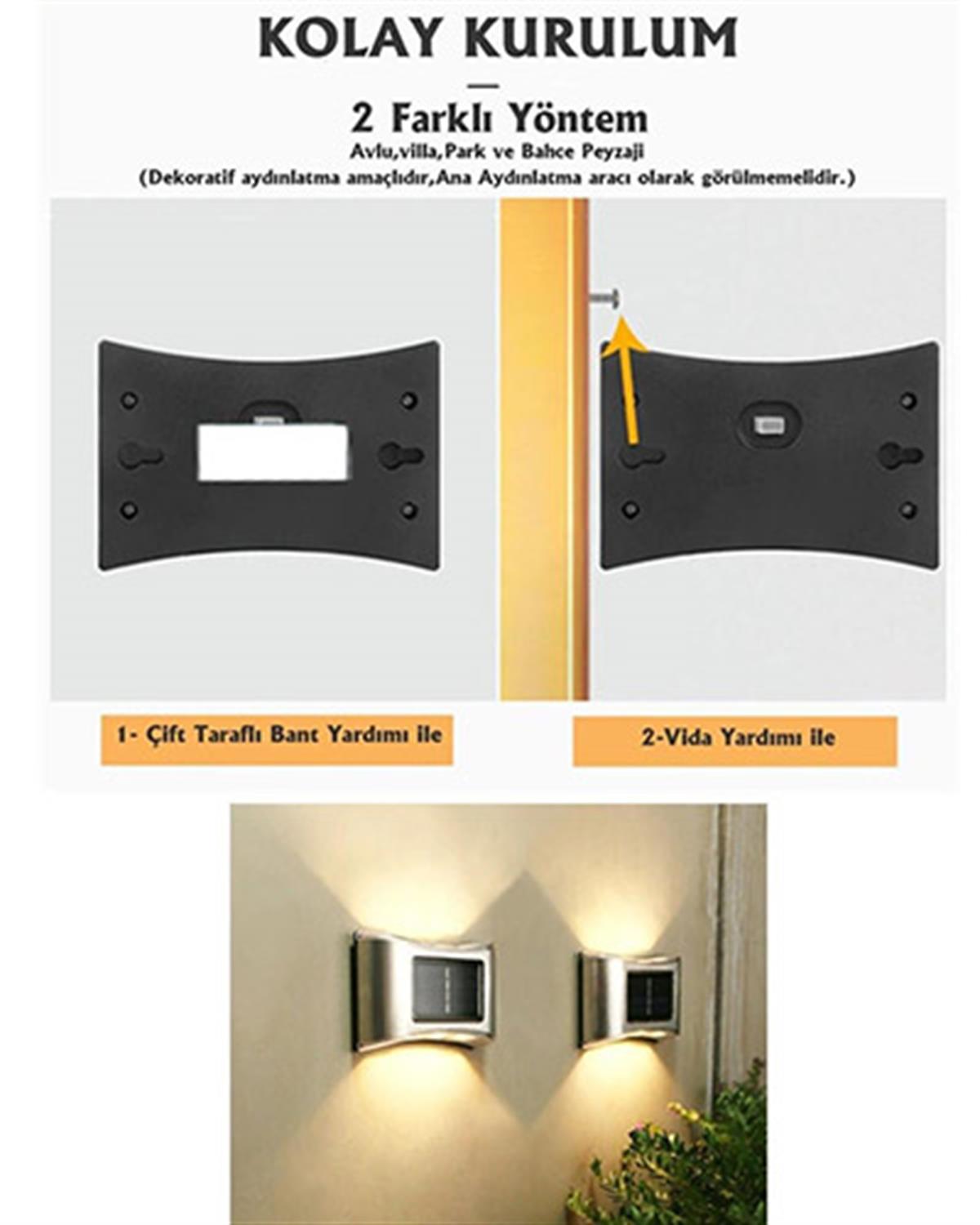 Forlife Solar Duvar Apliği 3W FL-3242 küçük görsel