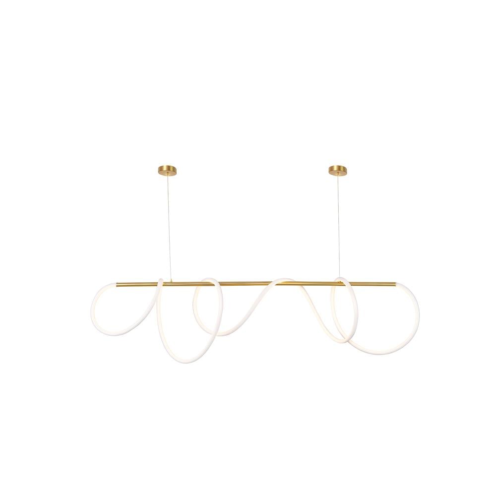 Forlife Sarkıt Tavan Armatürü Siyah Neon Led Amber Fl-4510 Bd küçük görsel