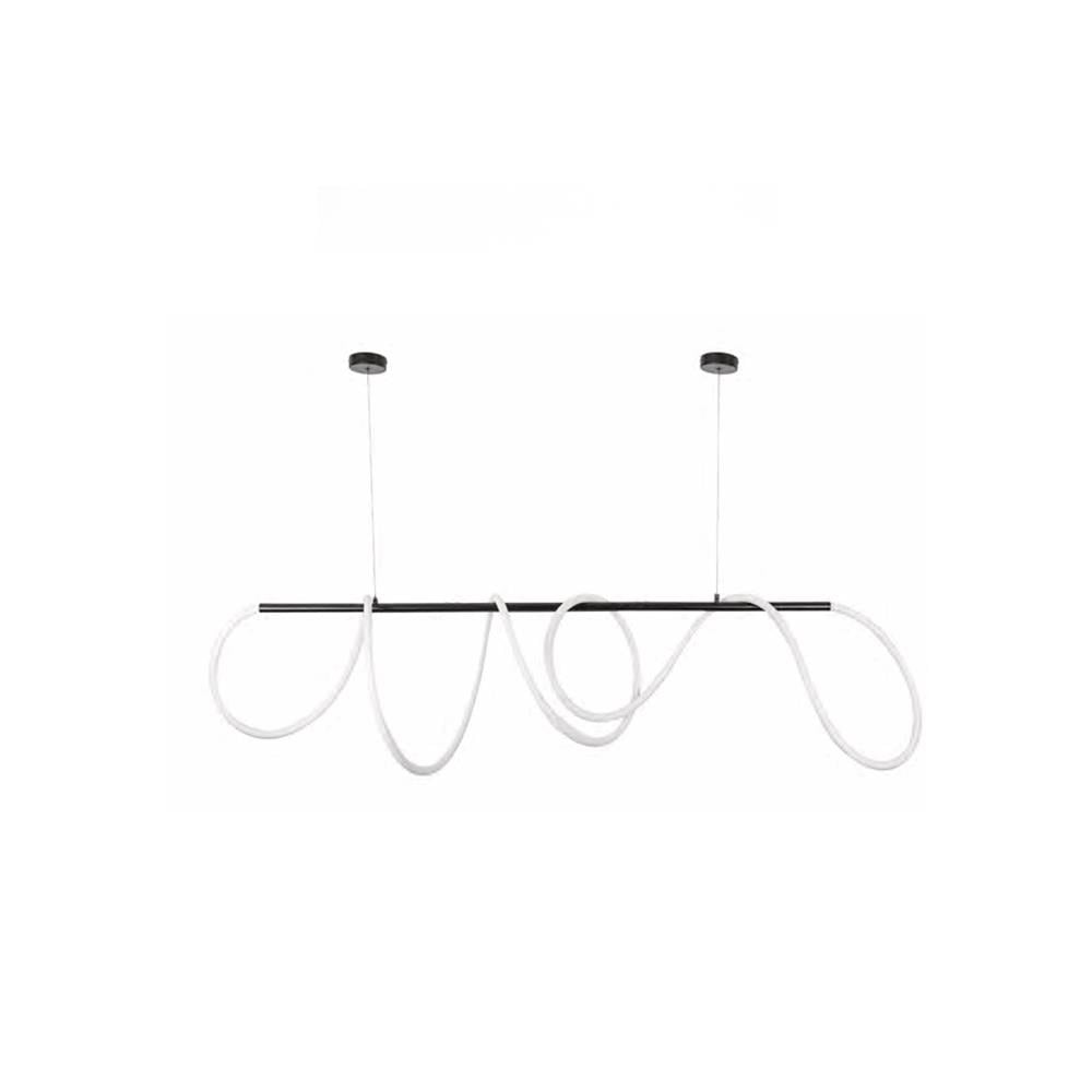 Forlife Sarkıt Tavan Armatürü Siyah Neon Led Amber Fl-4510 Bd küçük görsel