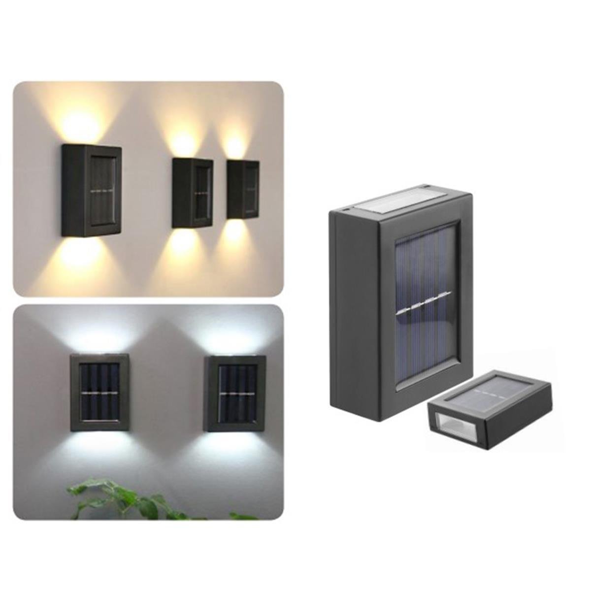 Forlife Solar Çift Yönlü Duvar Apliği 12W 6500k Beyaz FL-3217 küçük görsel