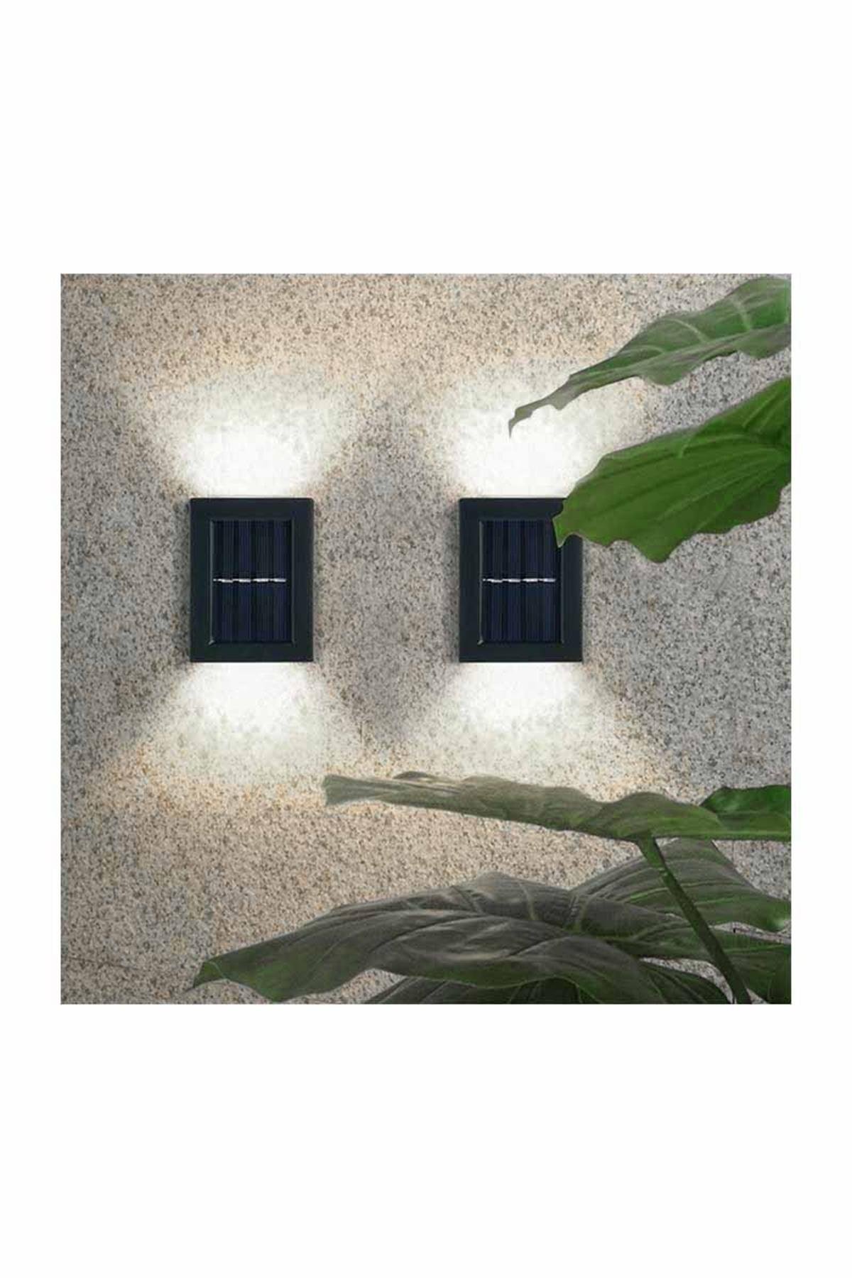 Forlife Solar Çift Yönlü Duvar Apliği 12W 6500k Beyaz FL-3217 küçük görsel