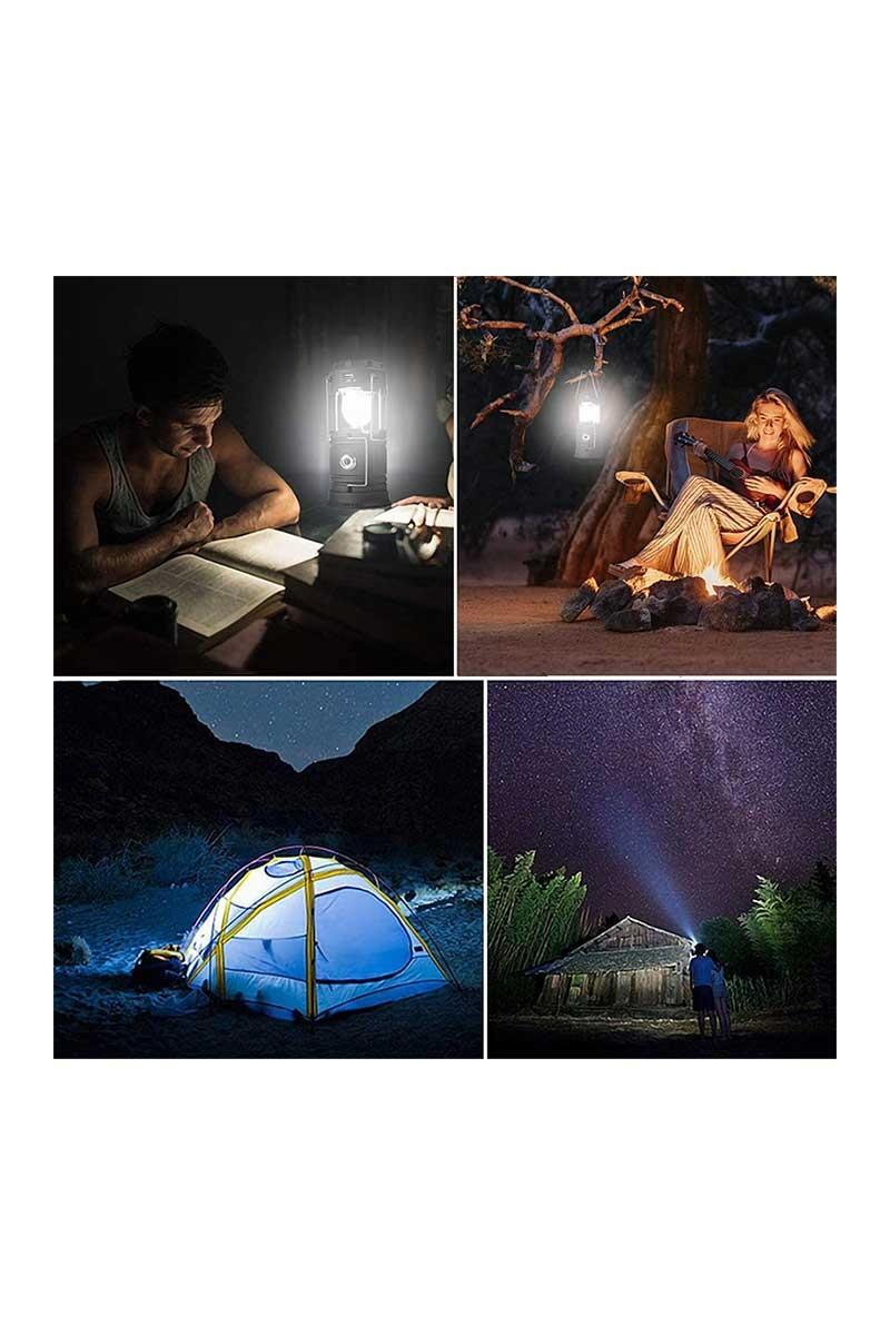 Forlife Solar İki Fonksiyonlu Kamp Feneri ve Işıldak 20W FL-3226 S küçük görsel