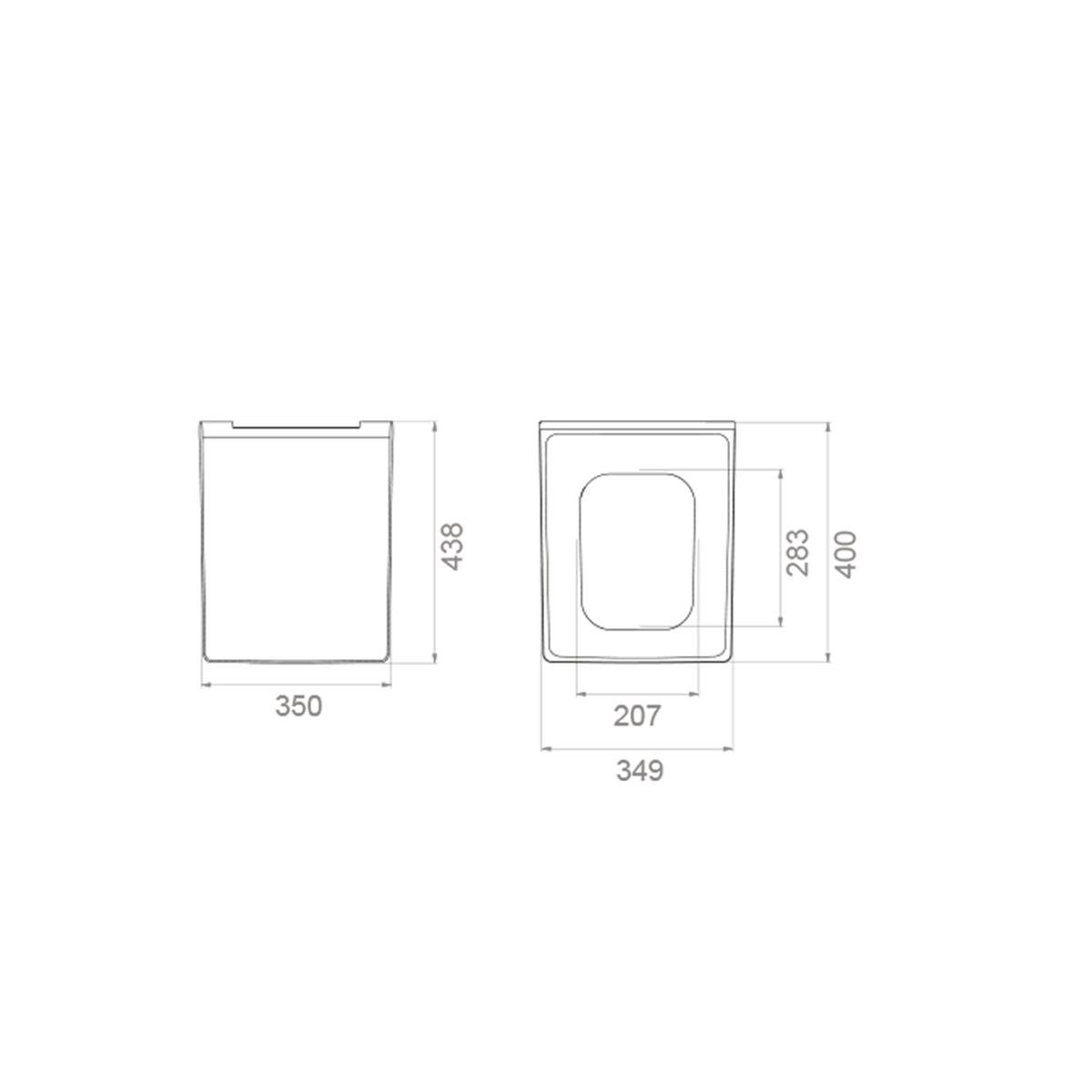 Turkuaz Duru Slim Yavaş Kapanan Bas-Çıkar Klozet Kapağı Duroplast (Uf) 9Sc1148001 küçük görsel