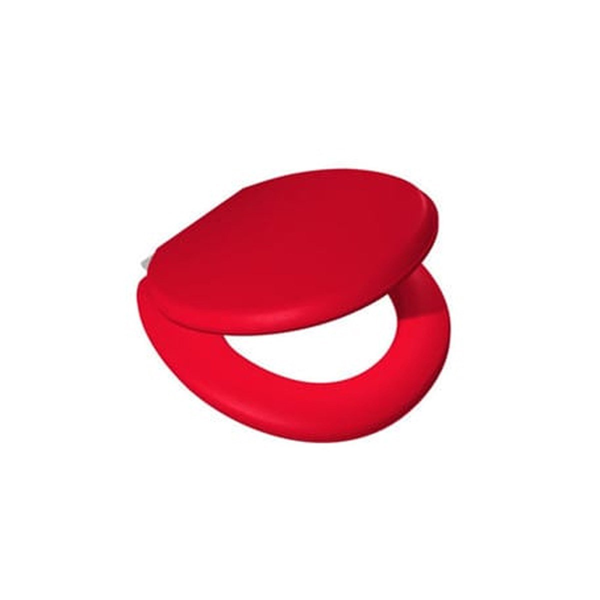 Kırmızı Süngerli Klozet Kapağı küçük görsel