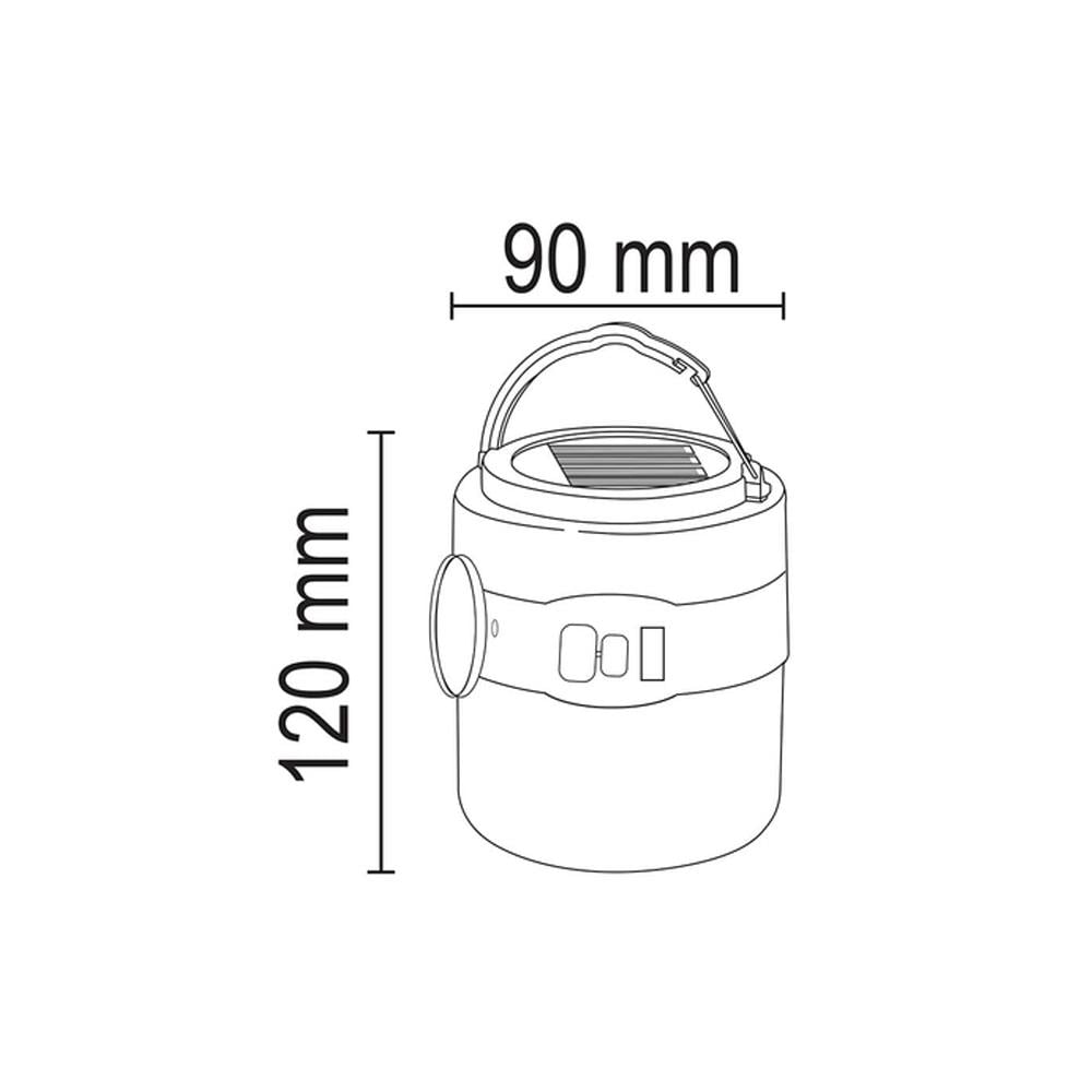 Forlife Solar Kamp Feneri ve Işıldak 30W Fl-3210 Y küçük görsel