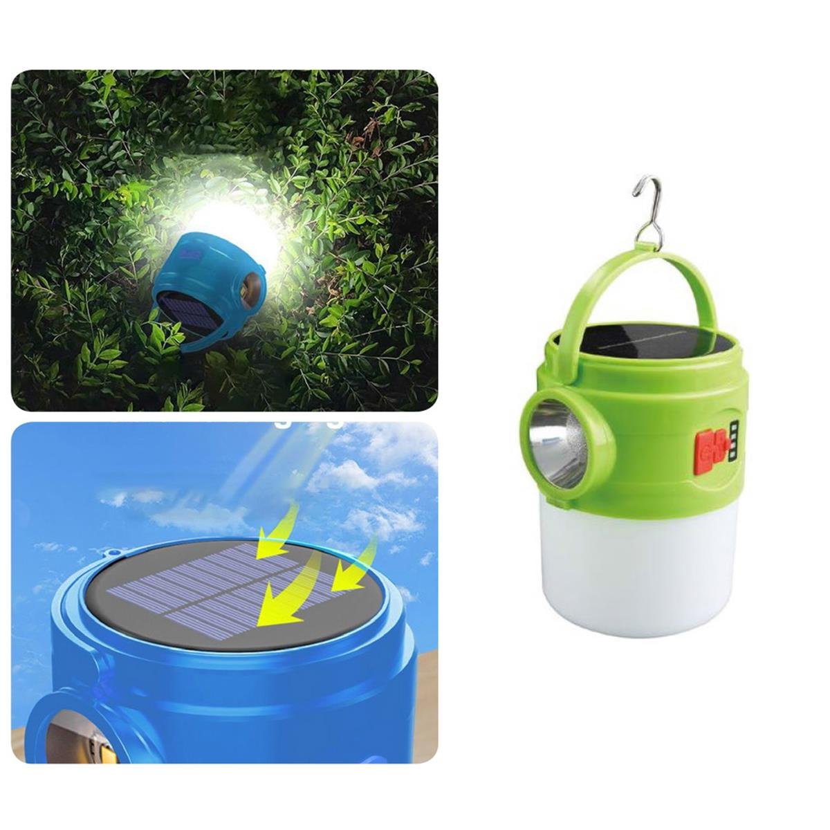 Forlife Solar Kamp Feneri ve Işıldak 30W Fl-3210 Y küçük görsel