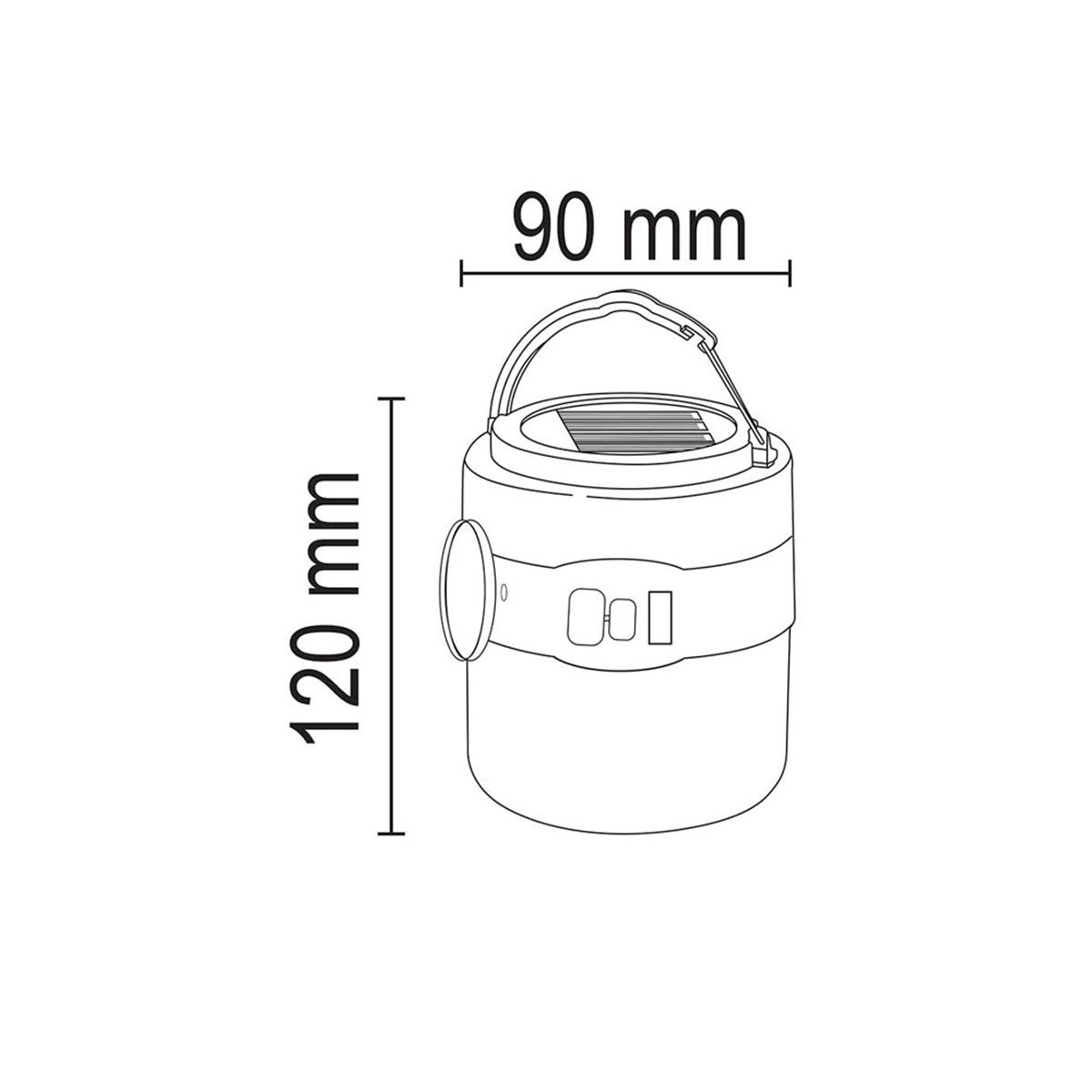 Forlife Solar Kamp Feneri ve Işıldak 30W Fl-3210 Y küçük görsel